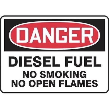 Accuform OSHA DANGER SAFETY SIGN DIESEL FUEL MCHL268XT MCHL268XT